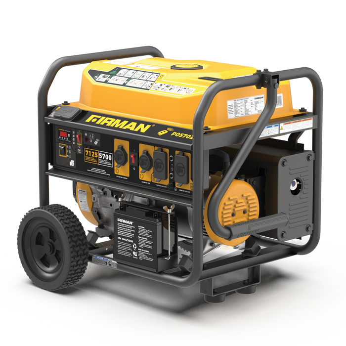 Firman Gas Portable Generator 7125W Remote Start 120/240V