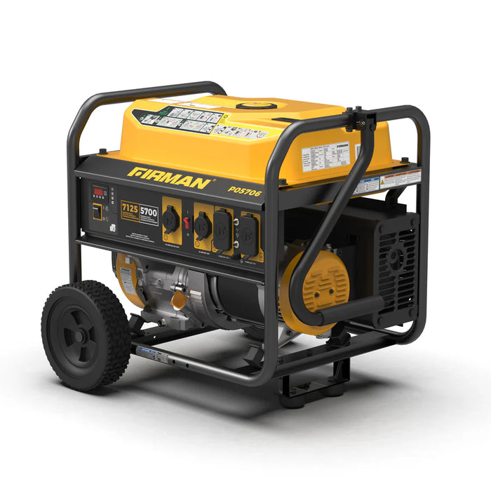 Firman Gas Portable Generator 7125W Recoil Start 120/240V