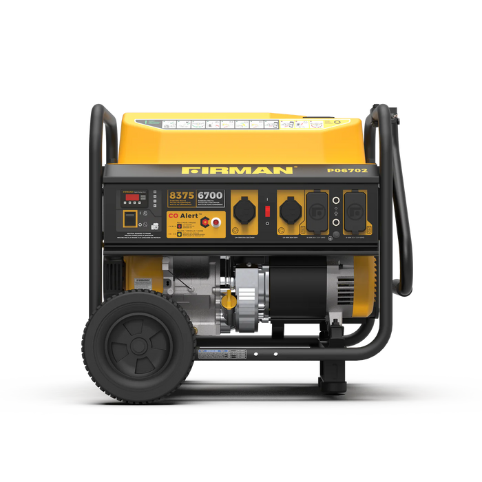 Firman Gas Portable Generator 8350W Recoil Start 120/240V With CO Alert