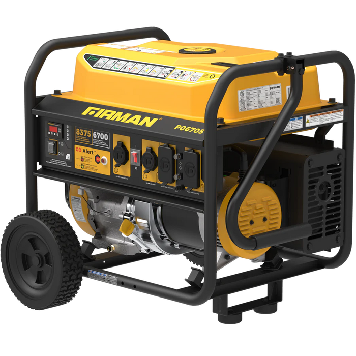 Firman Gas Portable Generator 8350W Recoil Start 120/240V With CO Alert