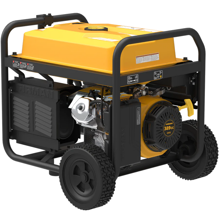 Firman Gas Portable Generator 8350W Recoil Start 120/240V With CO Alert