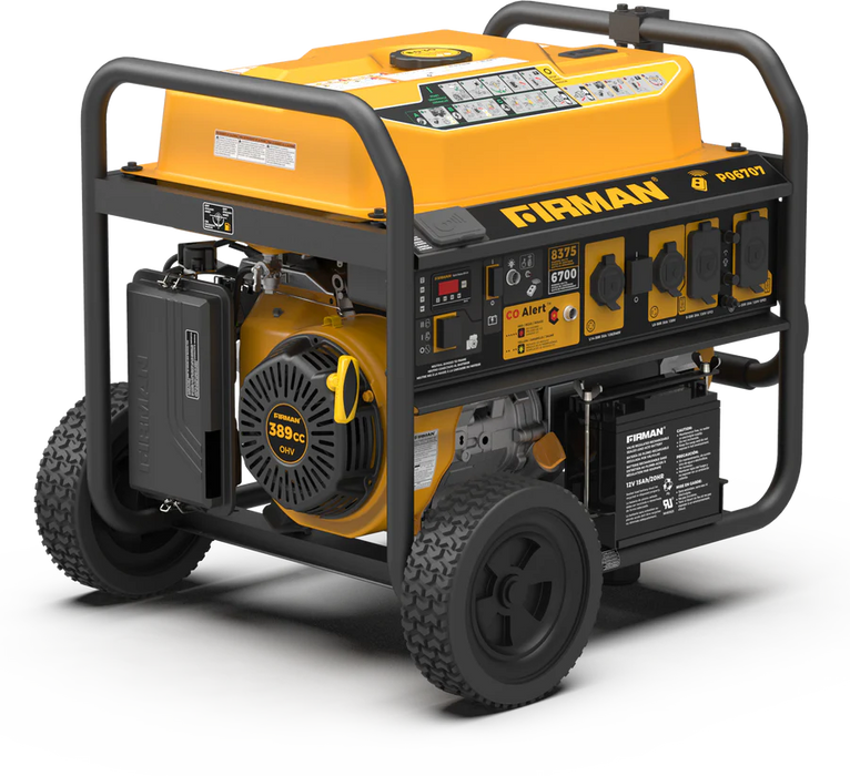 Firman GAS PORTABLE GENERATOR 8375W REMOTE START 120/240V