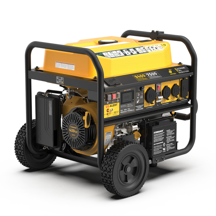 Firman GAS PORTABLE GENERATOR 9,400W REMOTE START 120/240V WITH CO ALERT