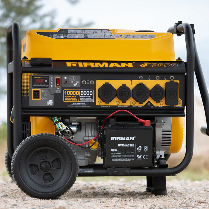 Firman Gas Portable Generator 10000W Remote Start 120/240V