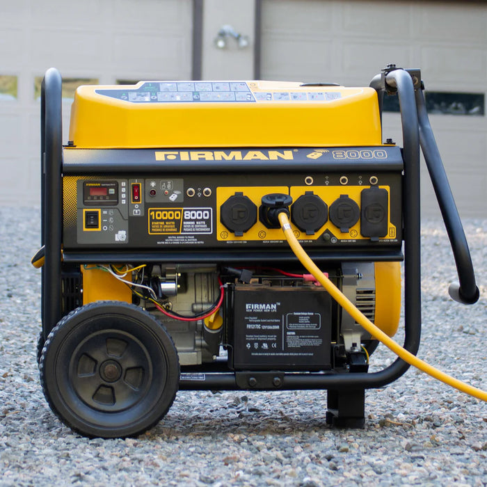 Firman Gas Portable Generator 10000W Remote Start 120/240V