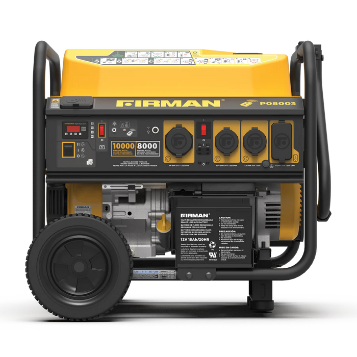 Firman Gas Portable Generator 10000W Remote Start 120/240V