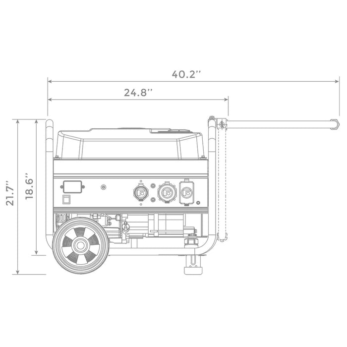 Firman Gas Portable Generator 10000W Remote Start 120/240V