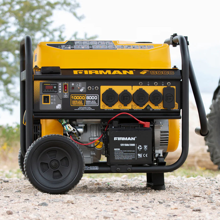 Firman Gas Portable Generator 10000W Remote Start 120/240V