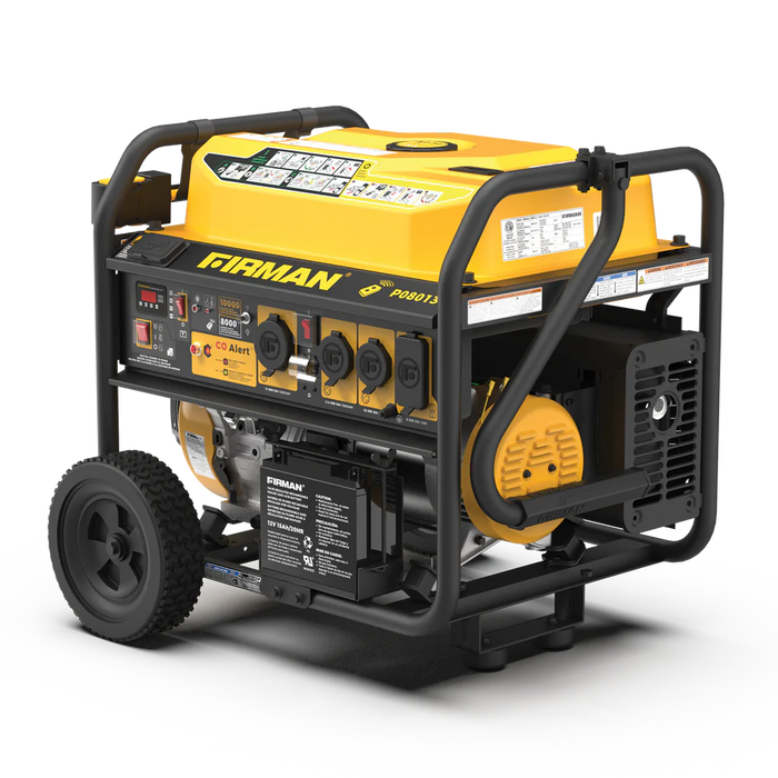 Firman Gas Portable Generator 10000W Remote Start 120/240V with CO alert