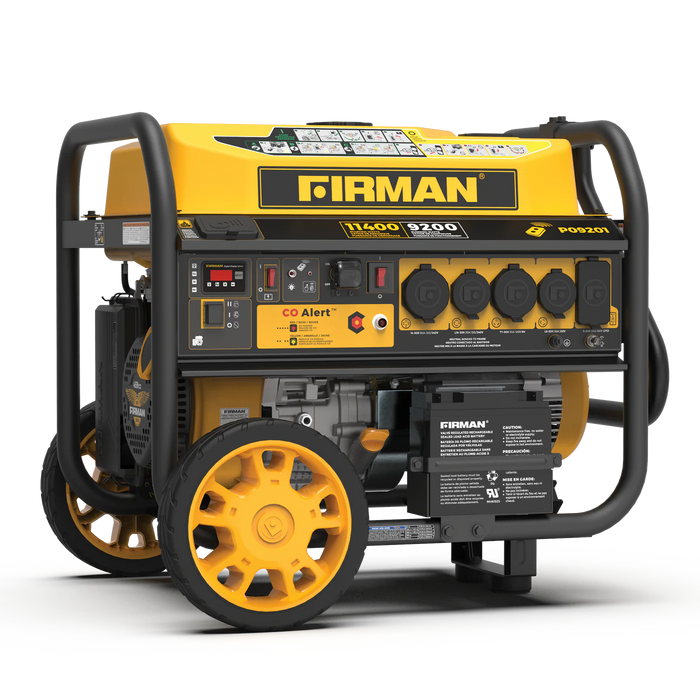 Firman Gas Portable Generator 11400W Remote Start 120/240V with CO alert