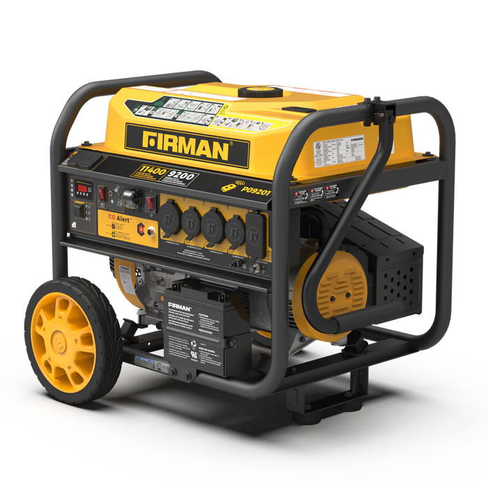 Firman Gas Portable Generator 11400W Remote Start 120/240V with CO alert