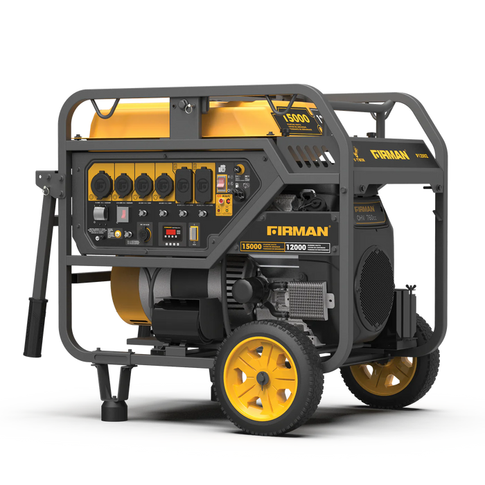 Firman Gas Portable Generator 15000W Electric Start 120/240V with CO Alert