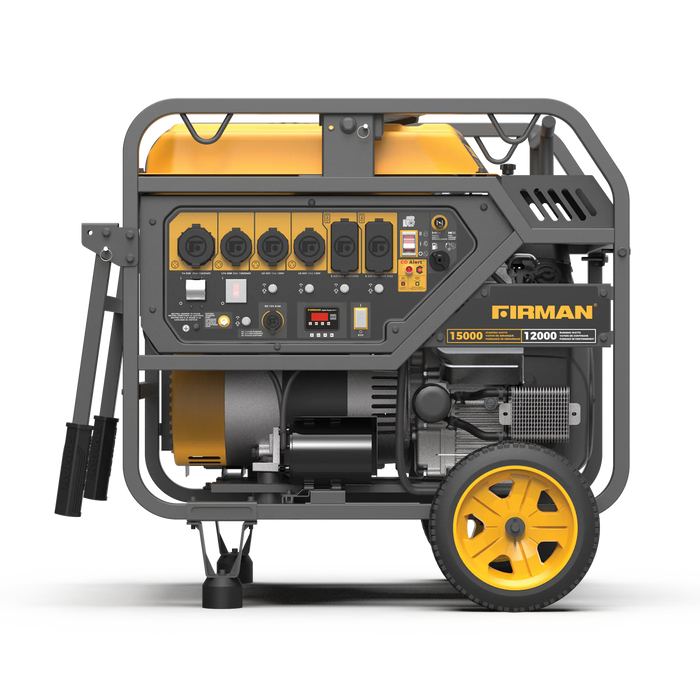 Firman Gas Portable Generator 15000W Electric Start 120/240V with CO Alert