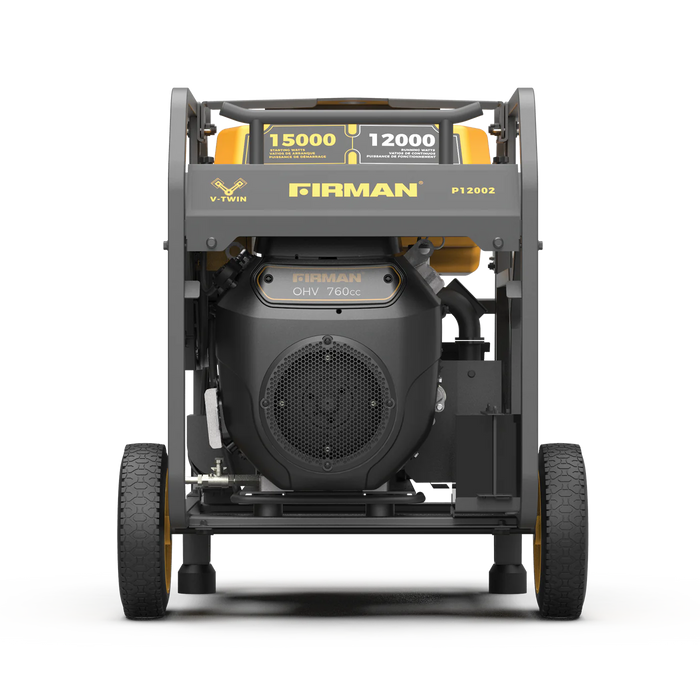 Firman Gas Portable Generator 15000W Electric Start 120/240V with CO Alert