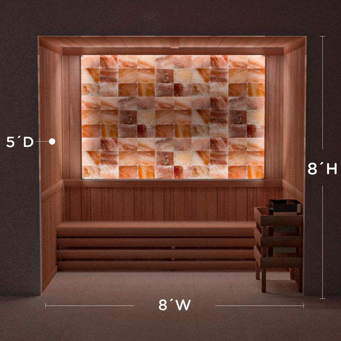 Scandia Himalayan Salt Home Sauna Kit - Perimeter Lighting