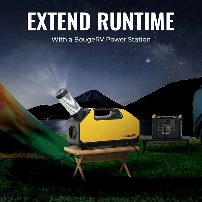 BougeRV Portable Air Conditioner&Power Station