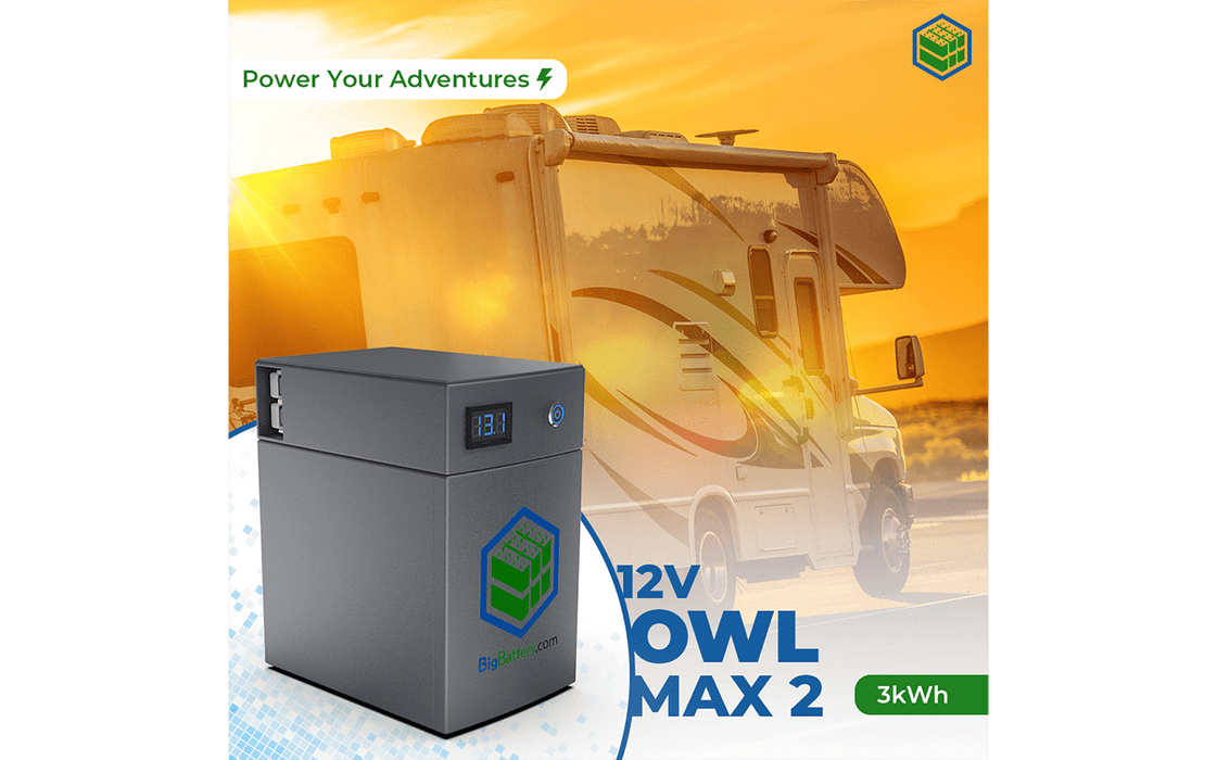 Big Battery 12V OWL MAX 2 - LiFePO4 - 228Ah - 3.01kWh