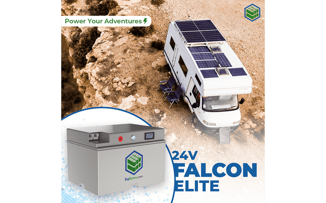 Big Battery 24V Falcon Elite -lifepo4 – 122ah – 3.1kwh