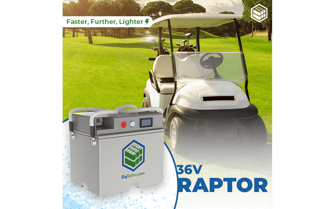 Big Battery 36V RAPTOR – LiFePO4 64Ah 2.5kWh