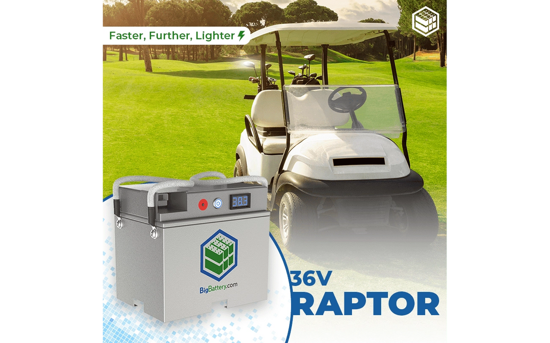 Big Battery 36V RAPTOR – LiFePO4 – 64Ah – 2.40kWh