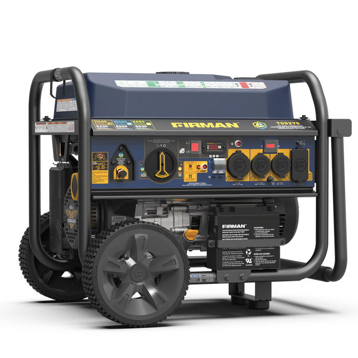 Firman Tri Fuel Portable Generator 11400W Electric Start 120V/240V with CO Alert