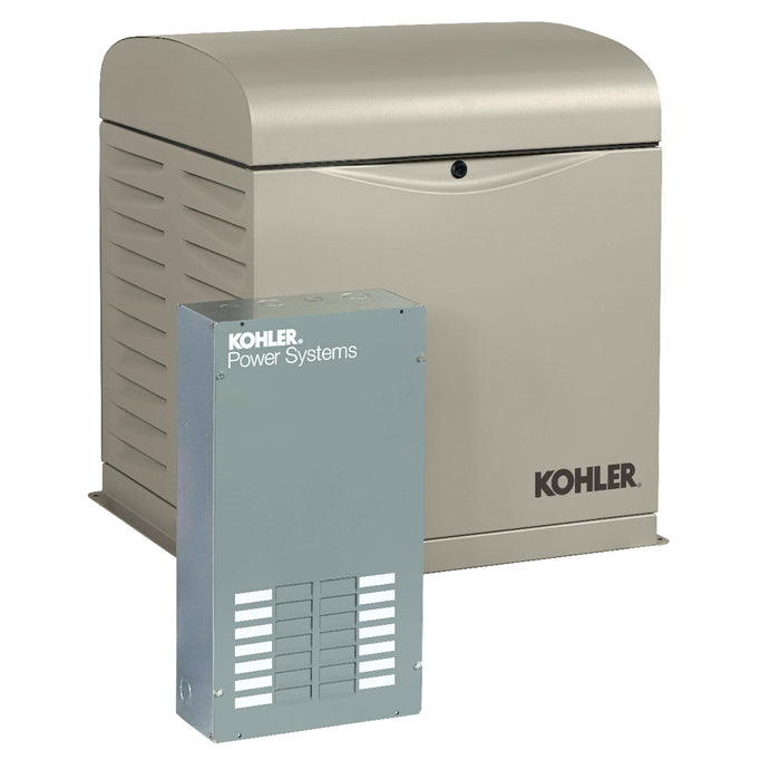 Kohler 10RESVL-100LC12 10kW Generator with 100A 12-circuit Transfer Switch