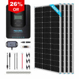 Renogy New 400 Watt 12 Volt Solar Premium Kit W/MPPT or REGO Solar Charge Controller