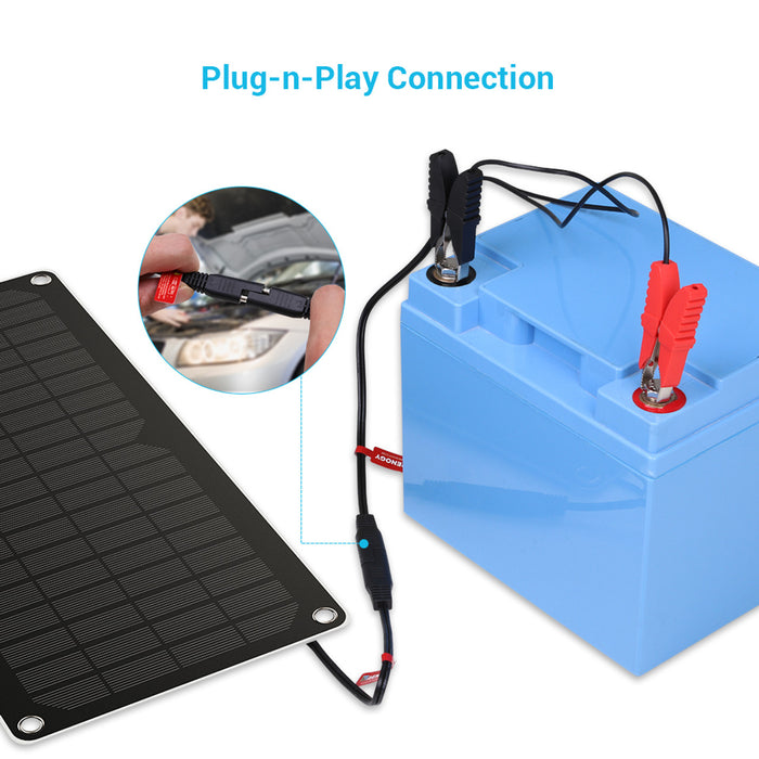 Renogy 10W Solar Battery Charger and Maintainer