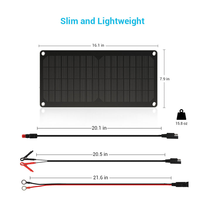 Renogy 10W Solar Battery Charger and Maintainer