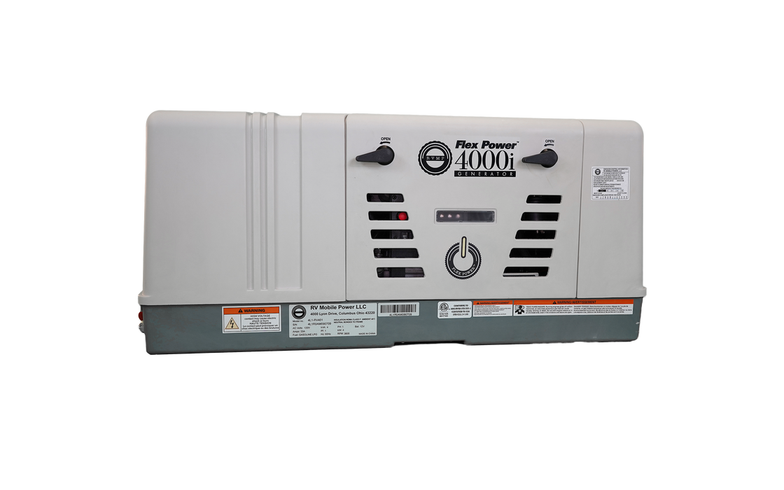 RVMP Flex Power Dual Fuel 4000i Installed Generator