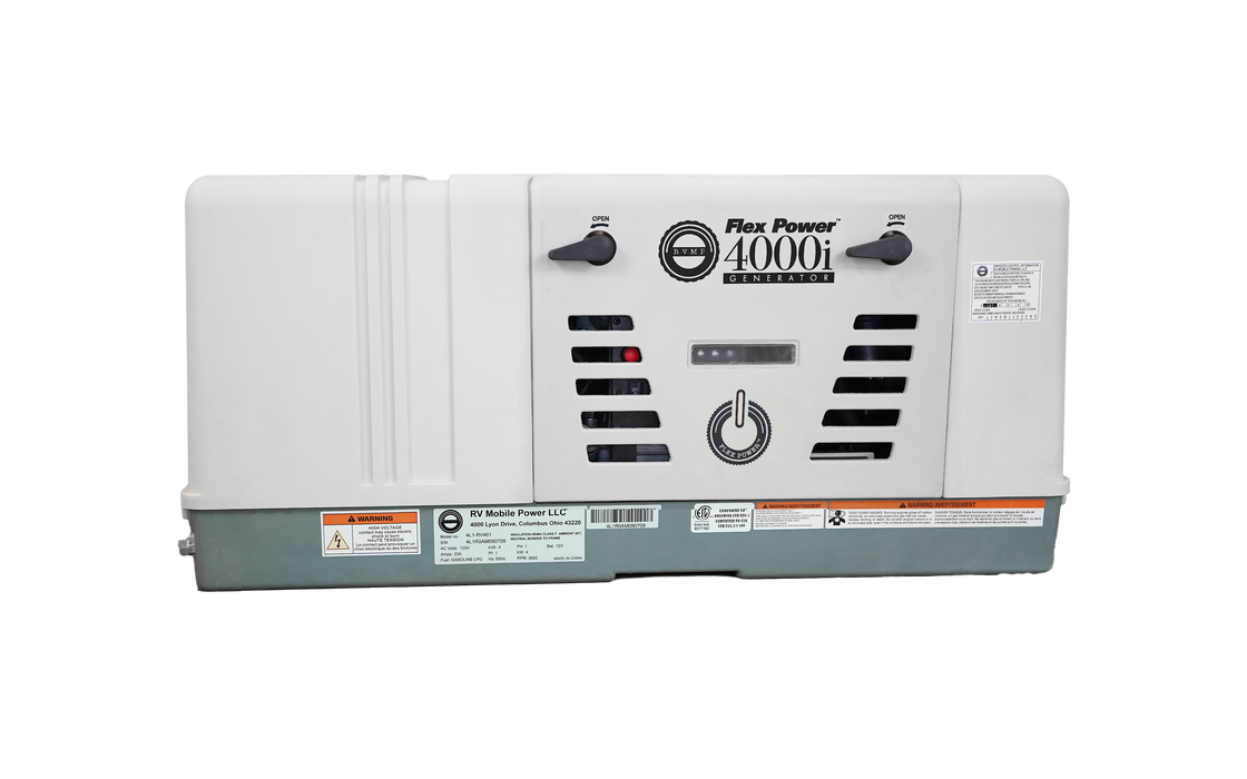 RVMP Flex Power Dual Fuel 4000i Installed Generator