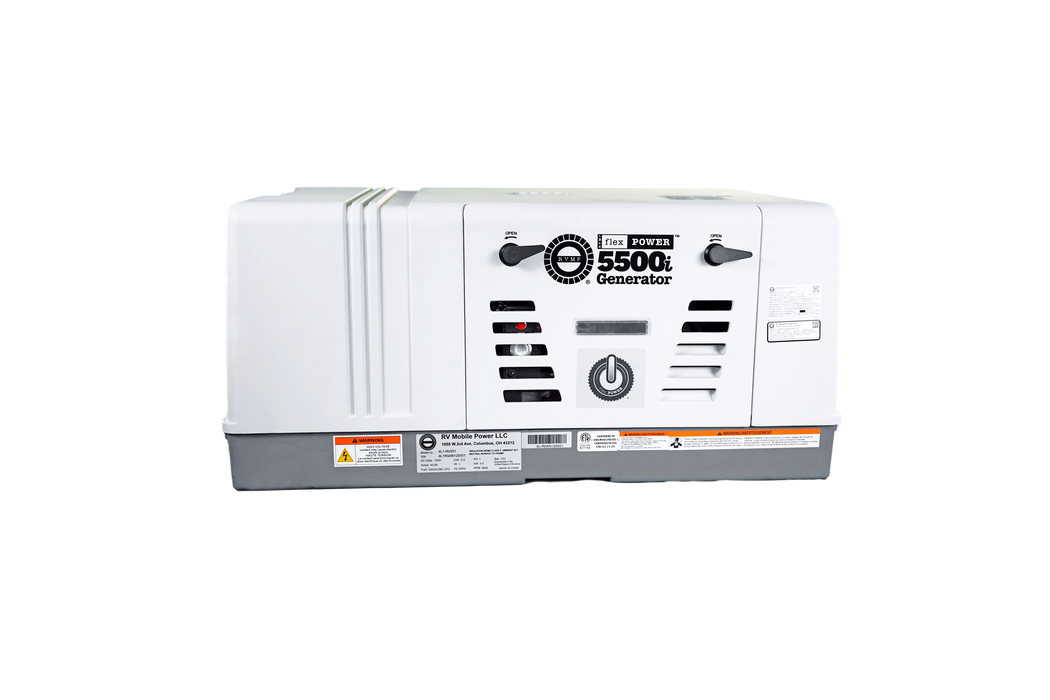 RVMP Flex Power Dual Fuel 5500i Installed Generator