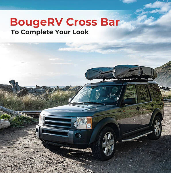 BougeRV Roof Rack Cross Bars (Universal, 53'' Silver)