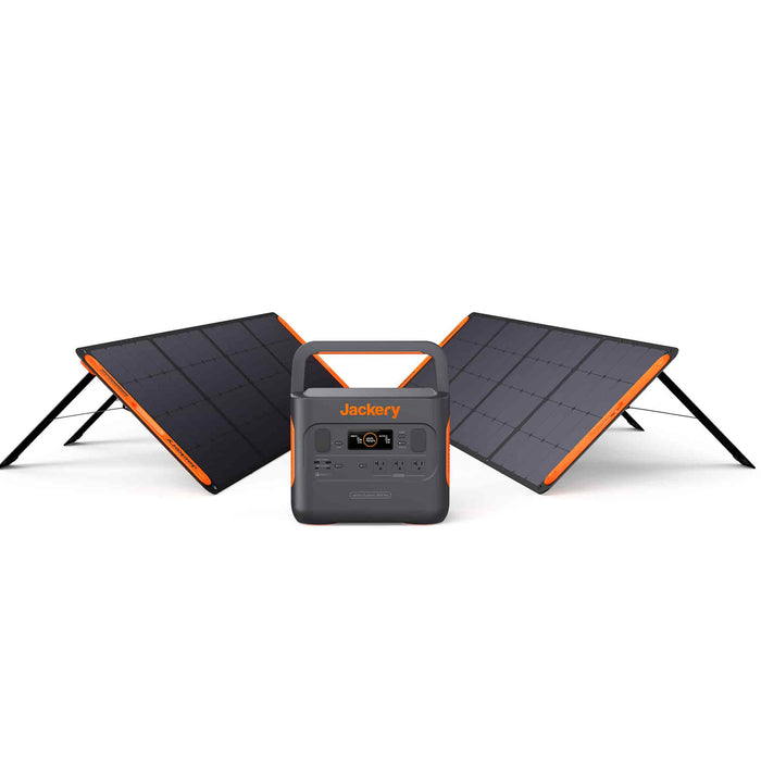 Jackery Solar Generator 2000 Pro Portable Power Station + SolarSaga 200 x 1 Solar Panel