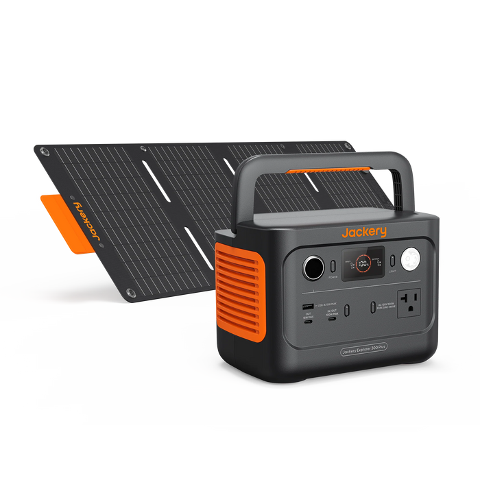 Jackery Explorer 300 Plus Power Station + SolarSaga 40W*1 Solar Panel