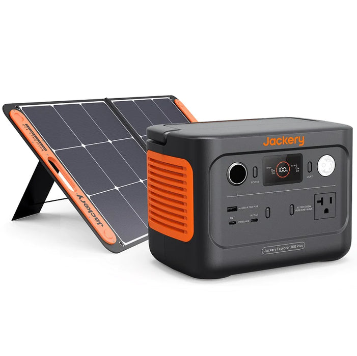 Jackery Explorer 300 Plus Power Station + SolarSaga 40W*1 Solar Panel