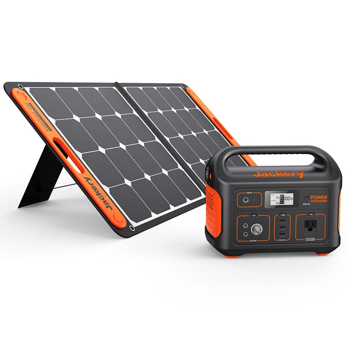 Jackery 1*Explorer Solar Generator 550 + 1 * SolarSaga 100W