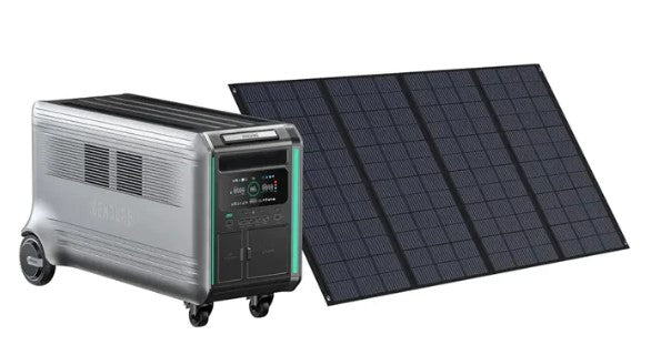 Zendure SuperBase Battery V6400 + 400W Solar Panel Bundle