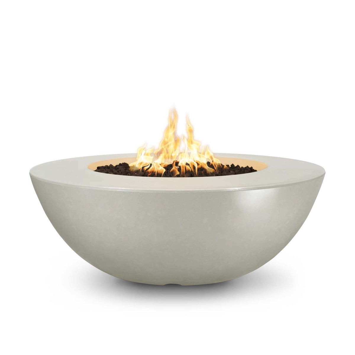 The Outdoor Plus Sedona GFRC Fire Pit – Wide Ledge — Build the Power