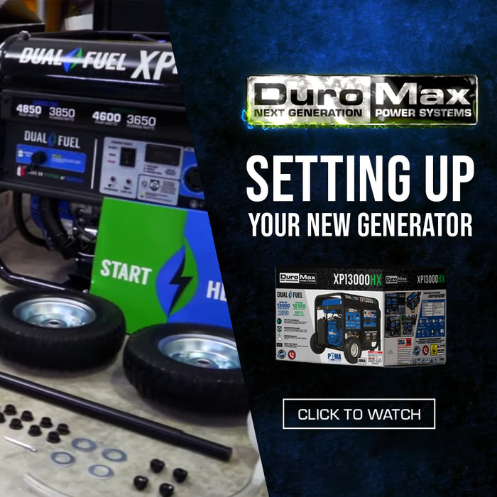 Duromax 8,500 Watt Dual Fuel Portable Generator | XP8500EH