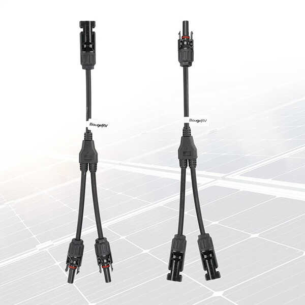 BougeRV Solar Connectors Y Branch Parallel Adapter Cable Wire