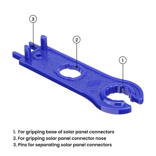 BougeRV Solar Connectors kits(6 Pairs Male/Female &1 pair of spanners)