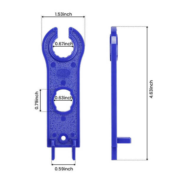 BougeRV Solar Connectors kits(6 Pairs Male/Female &1 pair of spanners)