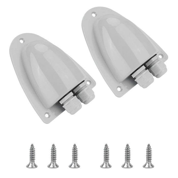 BougeRV Solar Double Cable Entry Gland Box（2 PACKS）