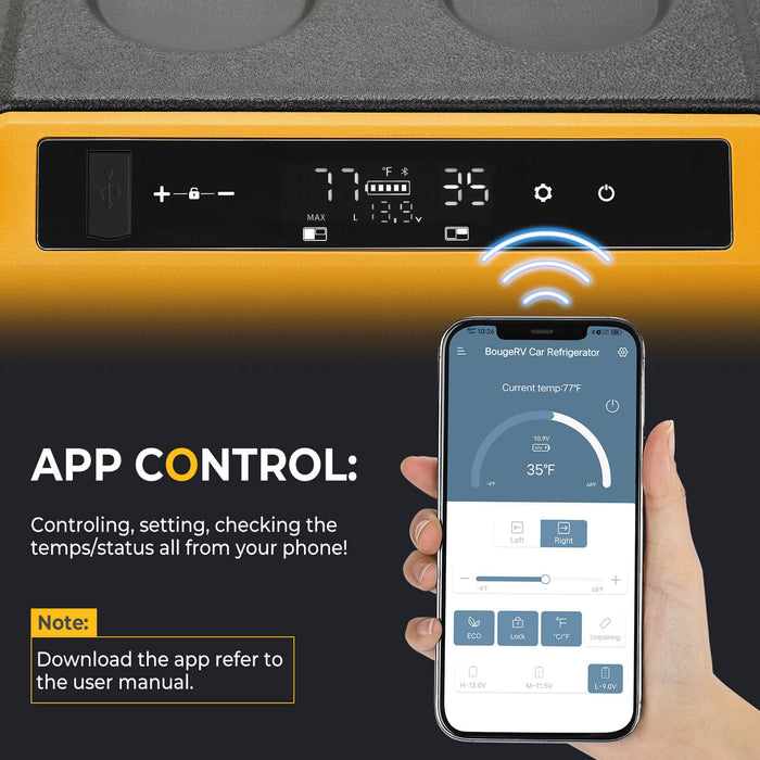 BougeRV Solar Generator for Refrigerator