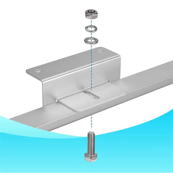 BougeRV Solar Panel Mounting Z Bracket Mount Kits Supporting