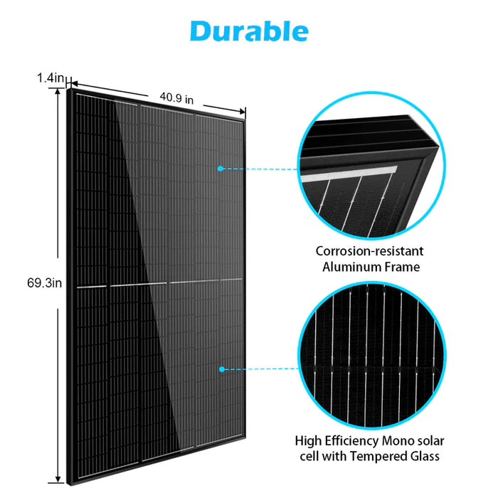 Sungold Power 370W Mono Black PERC Solar Panel