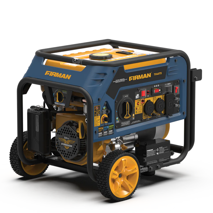 Firman Tri Fuel Portable Generator 4000W Electric Start 120/240V with CO ALERT