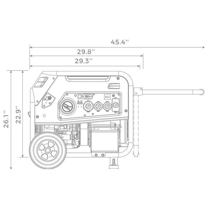 Firman Refurbished Tri Fuel Portable Generator 7500W Electric Start 120/240V