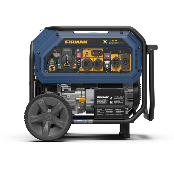 Firman Tri Fuel Portable Generator 10000/8000W Electric Start With CO Alert